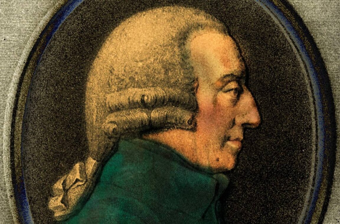 Адам Смит (1723–1790) е прочут като бащата на модерната икономическа
